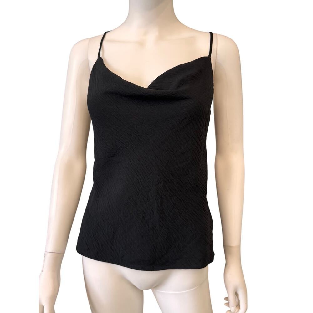 New SOCIALITE NORDSTROM Black Spaghetti Strap Camisole Strappy Tank Top Size S